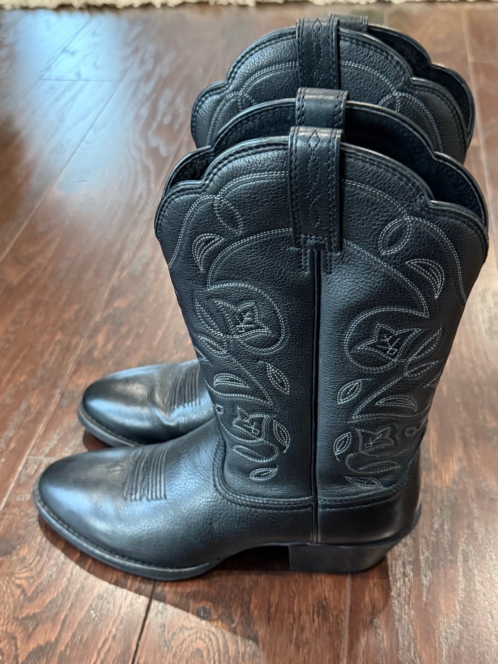 Ariat Heritage Western R-Toe Women Cowboy Boots iBlack Size 6.5 B